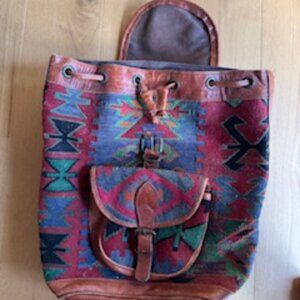 Vintage Leather Backpack